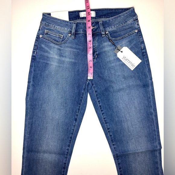 Yummie By Heather Thomson Straight Blasted Jeans Size- 27 ( New With Tags ) - Picture 6 of 9